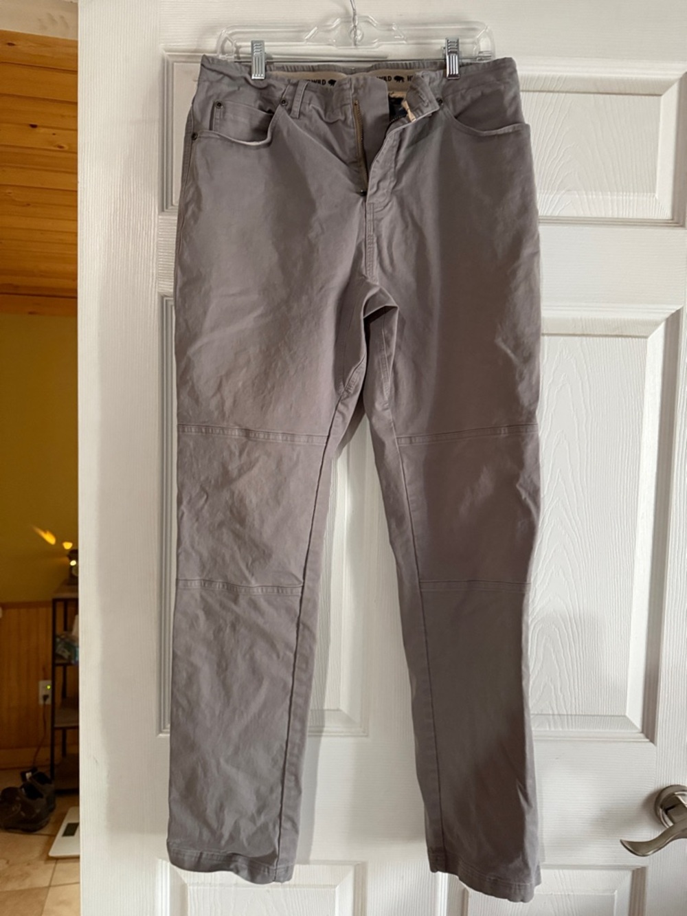 Men's Gray Chinos - Classic Straight Fit
